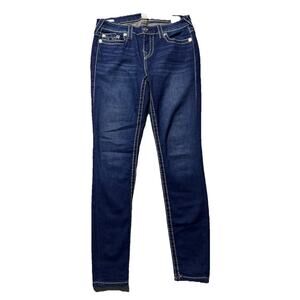 True Religion Halle Big T Dark Wash Denim Jeans Womens size 29